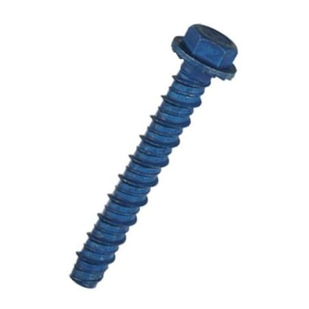 Itw Tapcon + Concrete Screw, Hex, Steel 50403